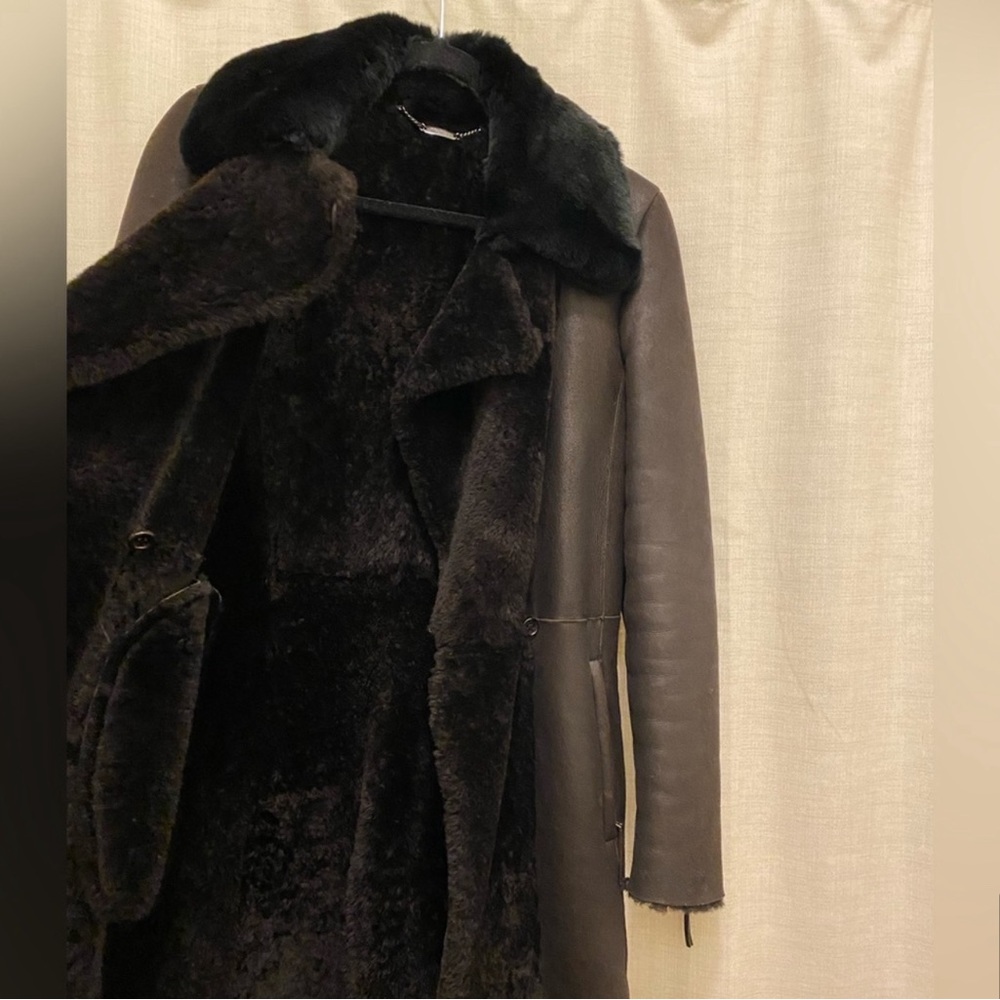 MAXMARA lamb shearling fur coat - Picture 8 of 10